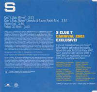 S Club 7 ‎– Don't Stop Movin'