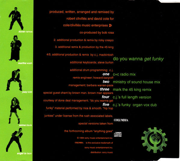 C+C Music Factory* ‎– Do You Wanna Get Funky