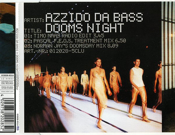Azzido Da Bass ‎– Dooms Night