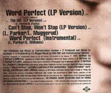 KRS-One ‎– Can't Stop, Won't Stop / The MC / Word Perfect