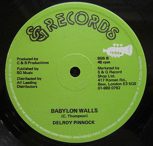Delroy Pinnock, Dickey Dread / Mikey Ranks // Delroy Pinnock ‎– I Want To Be // Babylon Walls