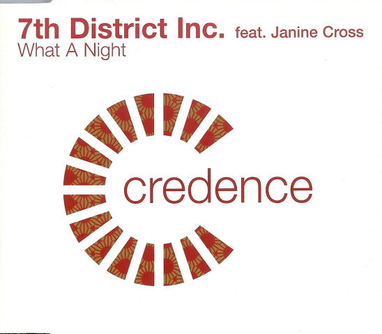 7th District Inc. Feat. Janine Cross ‎– What A Night