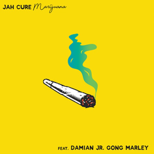 Jah Cure Feat. Damian Jr. Gong Marley ‎– Marijuana 7" NEW