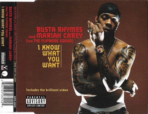 Busta Rhymes & Mariah Carey feat. The Flipmode Squad ‎– I Know What You Want - CD