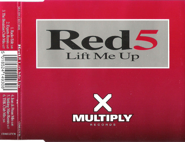 Red5 – Lift Me Up - CD