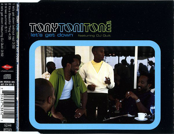 TonyToniToné Featuring DJ Quik – Let's Get Down - CD